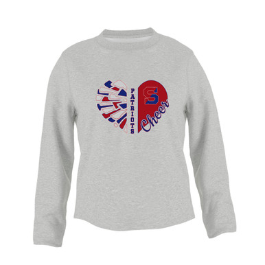 Schenectady Patriots Heart Cheer Women's Sweatshirt