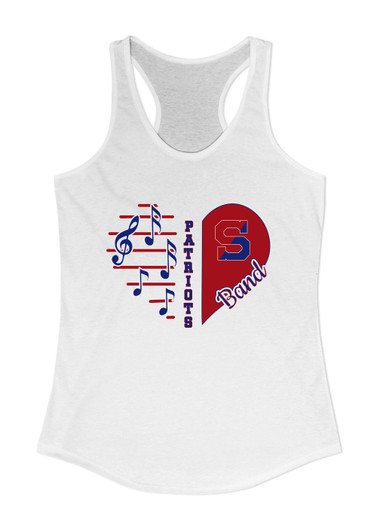 Schenectady Patriots Heart Band Women's Tank Top