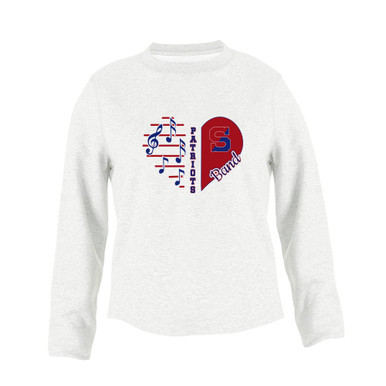 Schenectady Patriots Heart Band Women's Sweatshirt