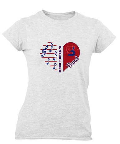 Schenectady Patriots Heart Band Women's Premium SS T-Shirt