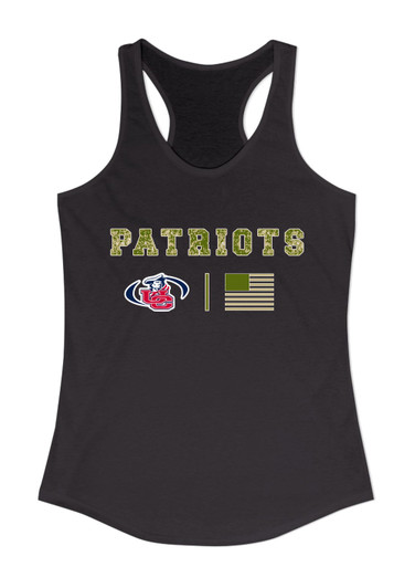 Union County Patriots Camo Flag Women's Tank Top