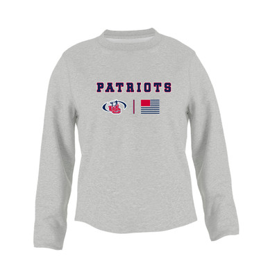 Union County Patriots Team Colors Flag Women's Sweatshirt