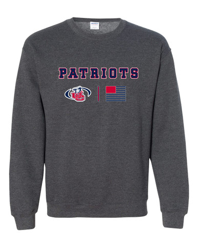Union County Patriots Team Colors Flag Men's Sweatshirt