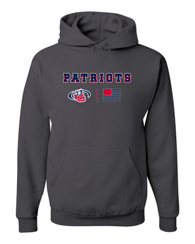 Union County Patriots Team Colors Flag Men's Premium Hoodie