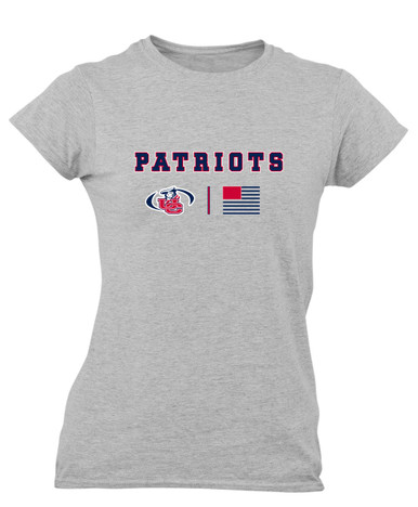 Union County Patriots Team Colors Flag Women's SS T-Shirt