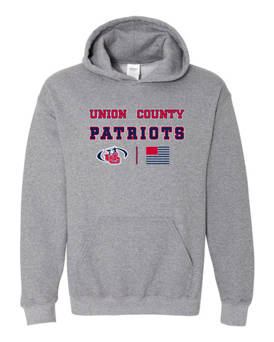 Union County Patriots Spirit Flag Men's Hoodie