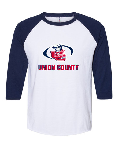 Union County Patriots Mascot #2 Men's Baseball T-Shirt