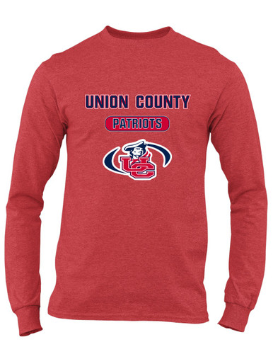 Union County Patriots Mascot #3 Men's LS T-Shirt