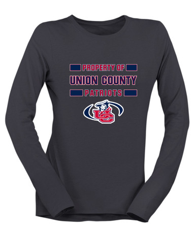 Union County Patriots Property Of Women's Premium LS T-Shirt