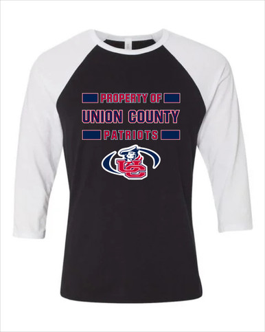 Union County Patriots Property Of Men's Baseball T-Shirt