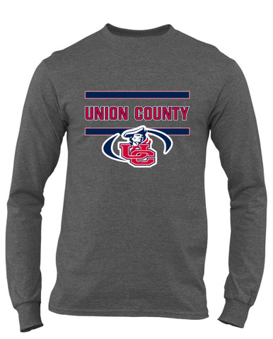 Union County Patriots Mascot #4 Men's LS T-Shirt