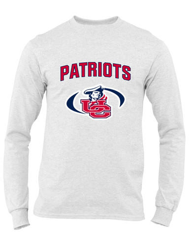 Union County Patriots Mascot #6 Men's LS T-Shirt