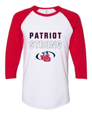 Union County Patriots Strong #2 Women's Baseball T-Shirt