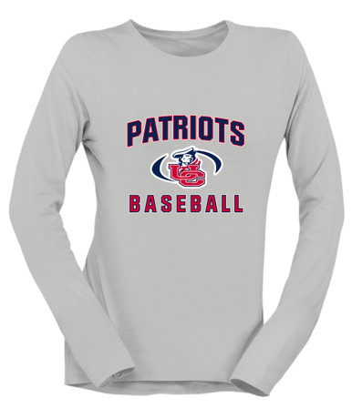 Union County Patriots Baseball #1 Women's Premium LS T-Shirt