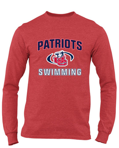 Union County Patriots Swimming Men's LS T-Shirt