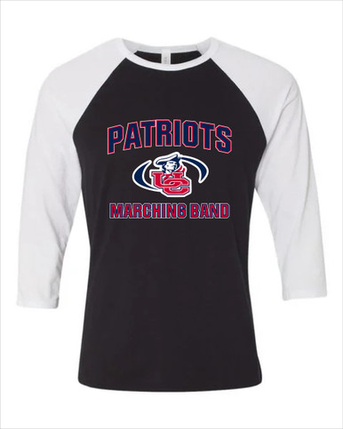 Union County Patriots Marching Band Men's Baseball T-Shirt