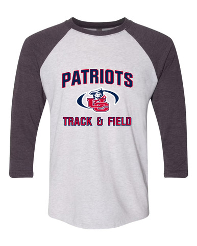 Union County Patriots Track & Field Men's Baseball T-Shirt