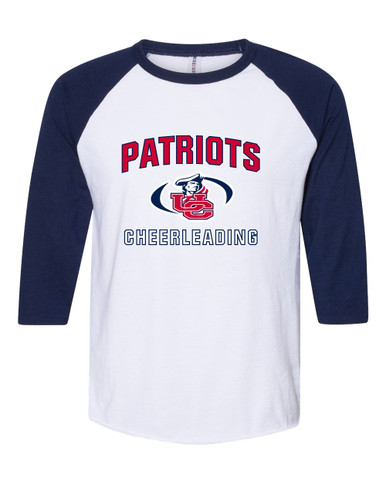 Union County Patriots Cheerleading Women's Baseball T-Shirt