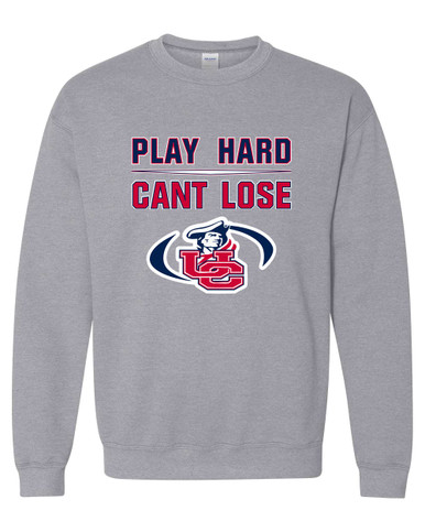 Union County Patriots Play Hard, Can't Lose Men's Sweatshirt