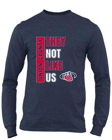Union County Patriots They Not Like Us #1 Men's LS T-Shirt