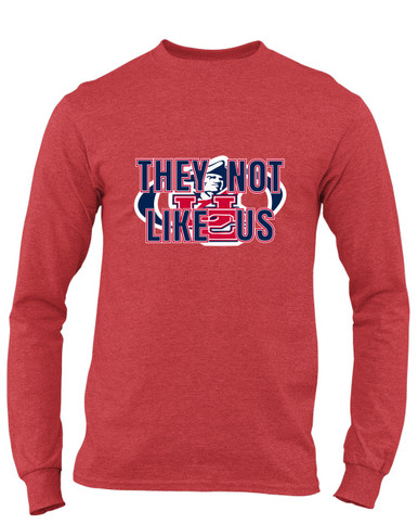 Union County Patriots They Not Like Us #2 Men's LS T-Shirt
