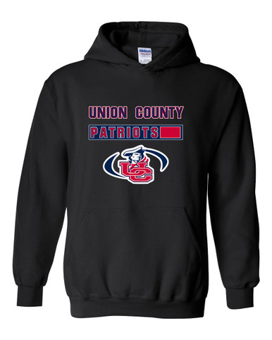 Union County Patriots Mascot #7 Men's Hoodie