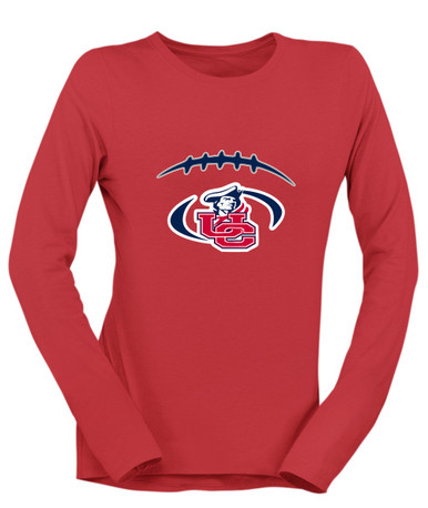 Union County Patriots Football #2 Women's Premium LS T-Shirt