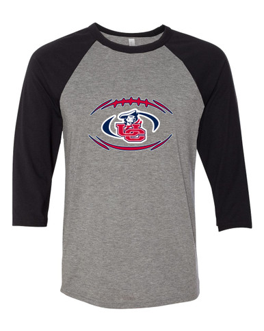 Union County Patriots Football #3 Men's Baseball T-Shirt