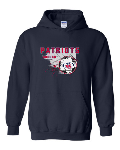 Union County Patriots Soccer #2 Men's Hoodie