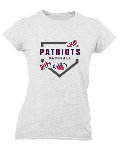 Union County Patriots Baseball #2 Women's Premium SS T-Shirt
