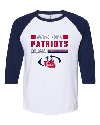 Union County Patriots Mindset Women's Baseball T-Shirt