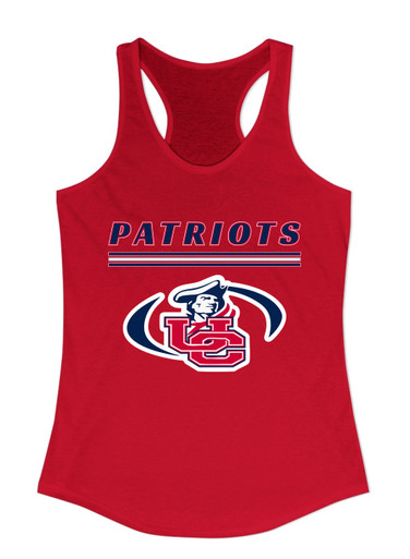 Union County Patriots Mascot #8 Women's Tank Top