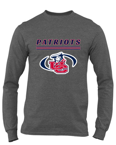 Union County Patriots Mascot #8 Men's LS T-Shirt