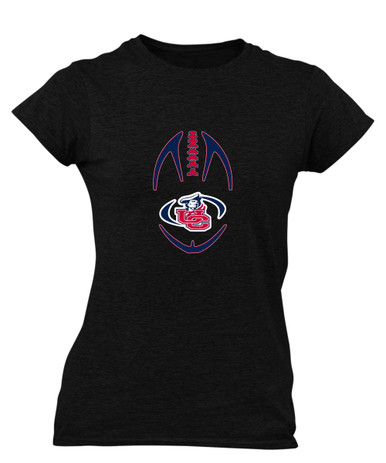 Union County Patriots Football #4 Women's Premium SS T-Shirt