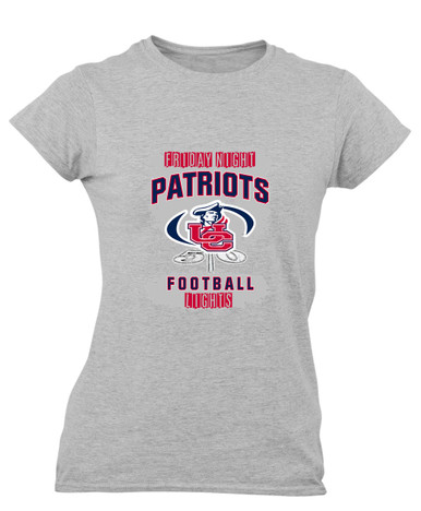Union County Patriots Football #6 Women's Premium SS T-Shirt