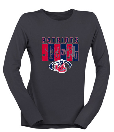 Union County Patriots Band # 2 Women's Premium LS T-Shirt
