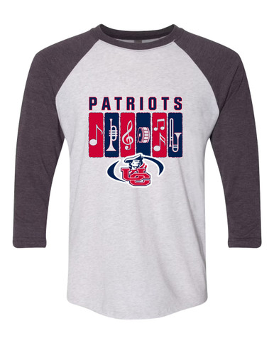 Union County Patriots Band # 2 Women's Baseball T-Shirt