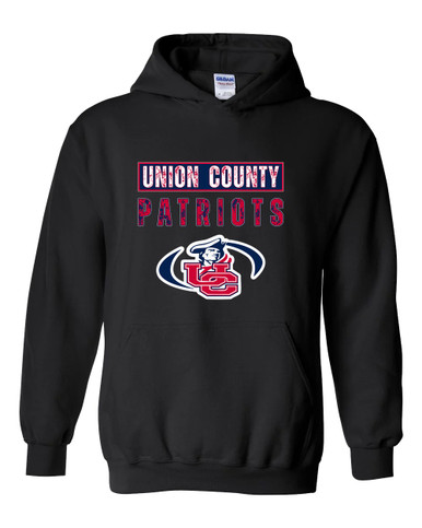 Union County Patriots Mascot #9 Men's Hoodie