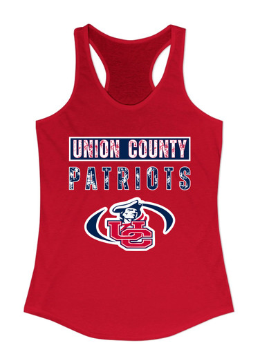 Union County Patriots Mascot #9 Women's Tank Top