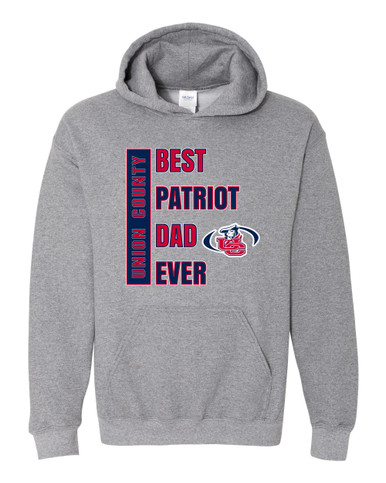Union County Patriots Best Patriot Dad Men's Hoodie