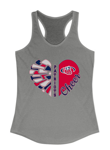 Union County Patriots Heart Cheer Women's Tank Top