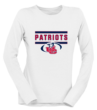 Union County Patriots Mascot #5 Women's LS T-Shirt