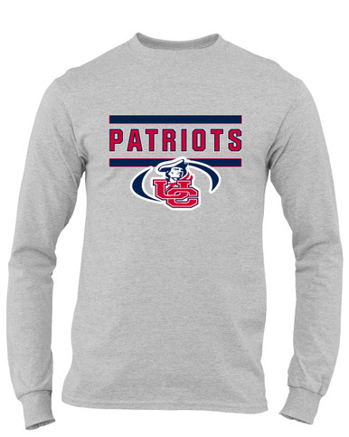 Union County Patriots Mascot #5 Men's LS T-Shirt