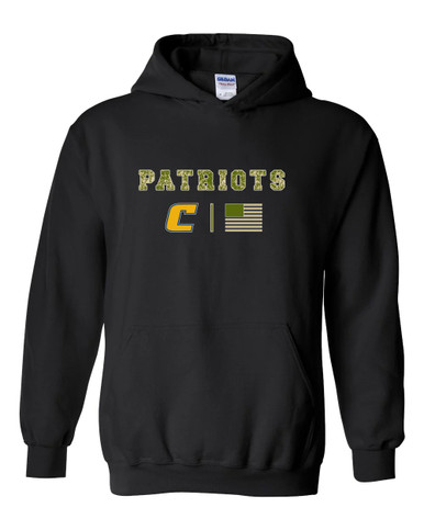 Colonia Patriots Camo Flag Men's Hoodie