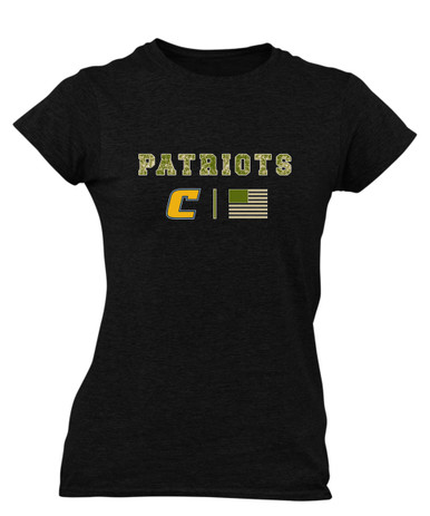 Colonia Patriots Camo Flag Women's SS T-Shirt