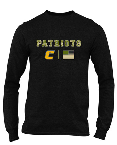 Colonia Patriots Camo Flag Men's LS T-Shirt