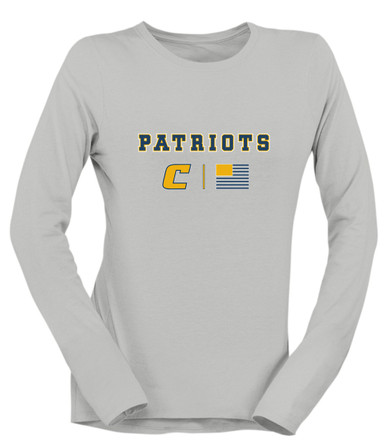 Colonia Patriots Team Colors Flag Women's Premium LS T-Shirt