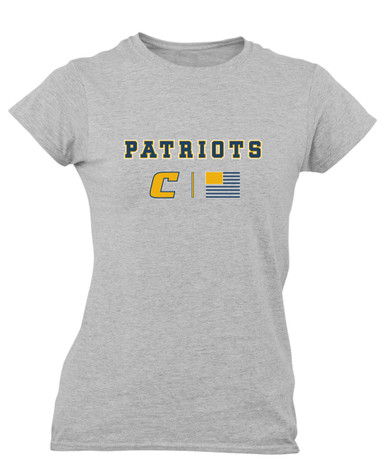 Colonia Patriots Team Colors Flag Women's Premium SS T-Shirt