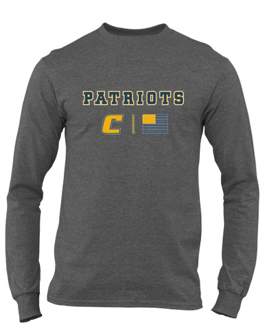 Colonia Patriots Team Colors Flag Men's LS T-Shirt