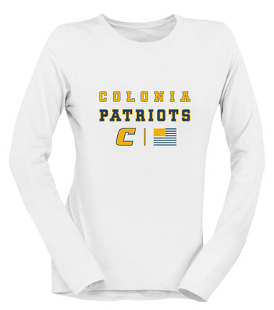 Colonia Patriots Spirit Flag Women's LS T-Shirt